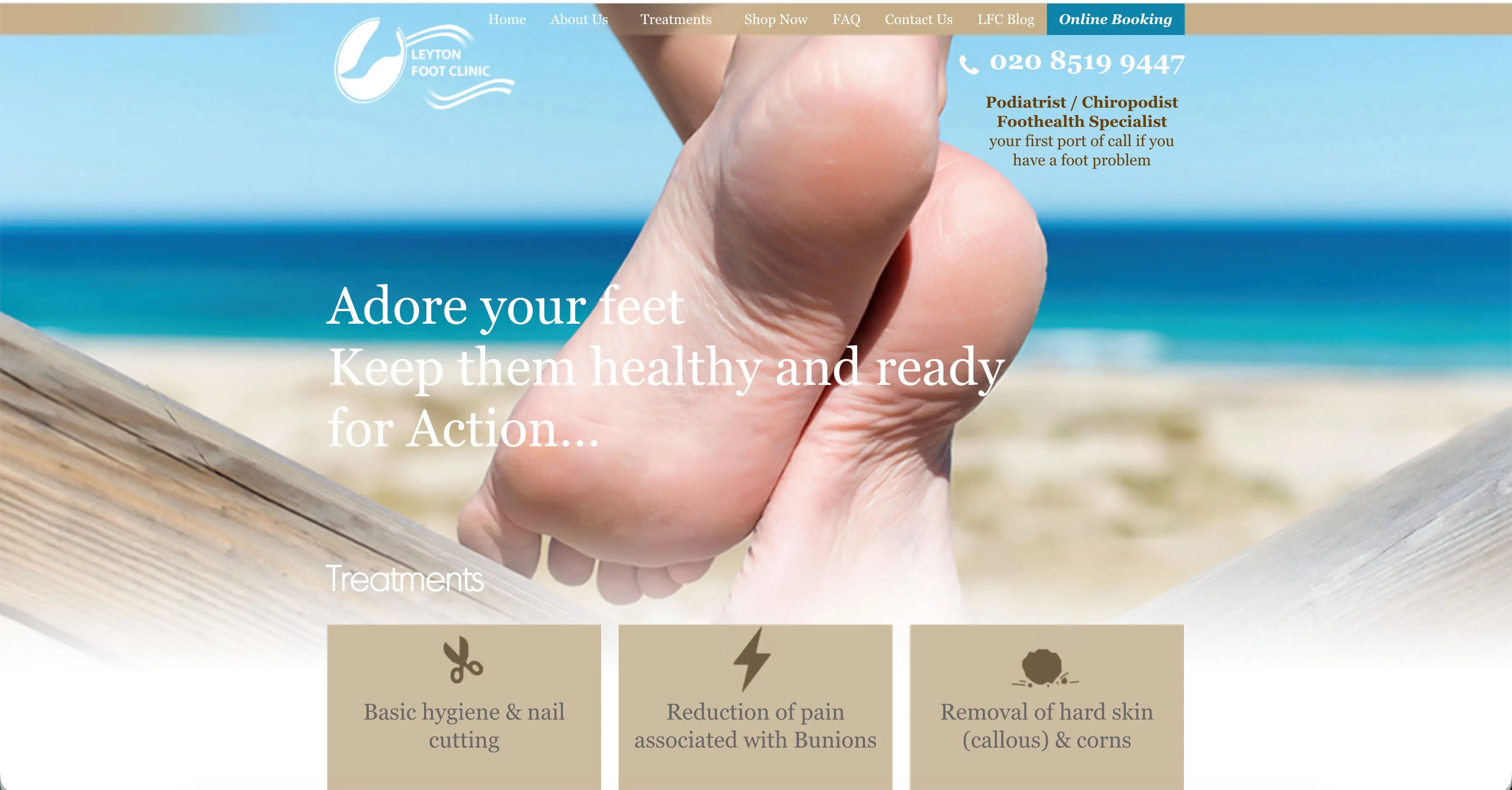 Website screenshot