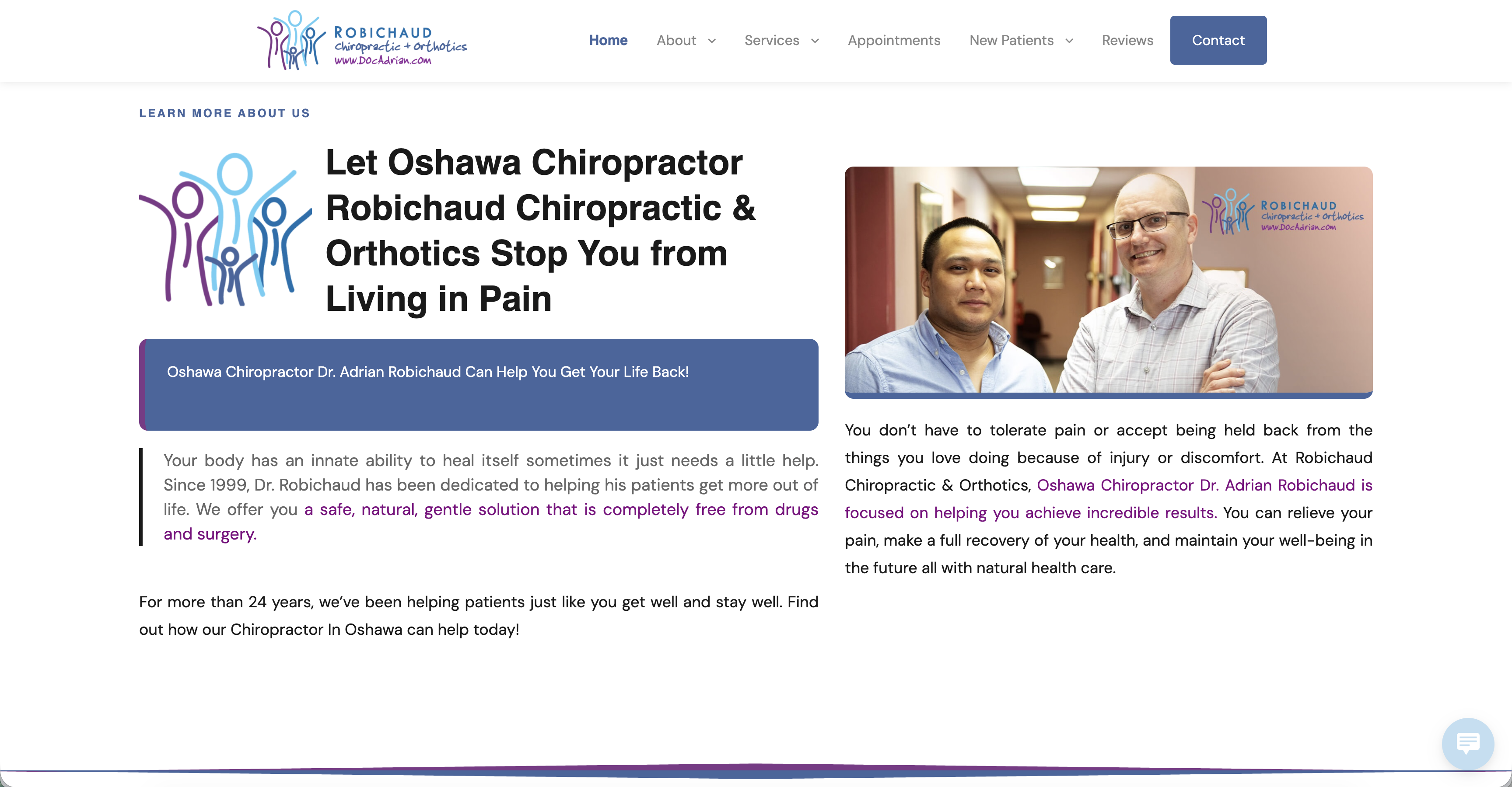Website screenshot